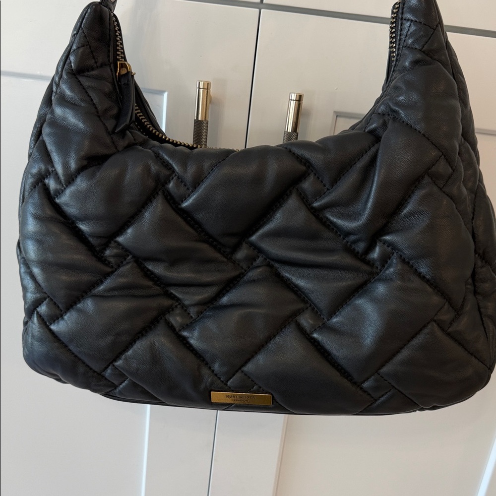 Kurt Geiger Black Large Kensington Hobo Bag - Picture 4 of 14